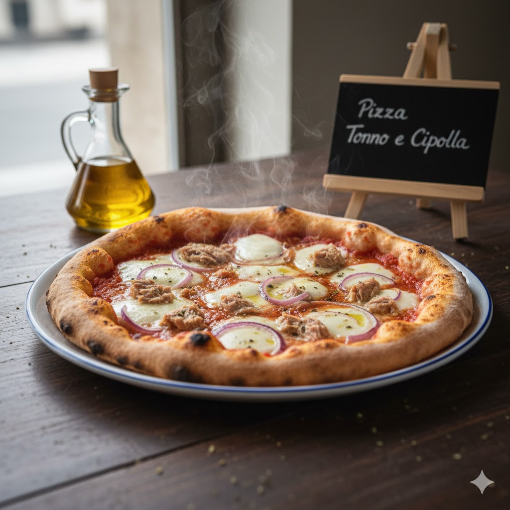 Pizza Tonno e cipolla